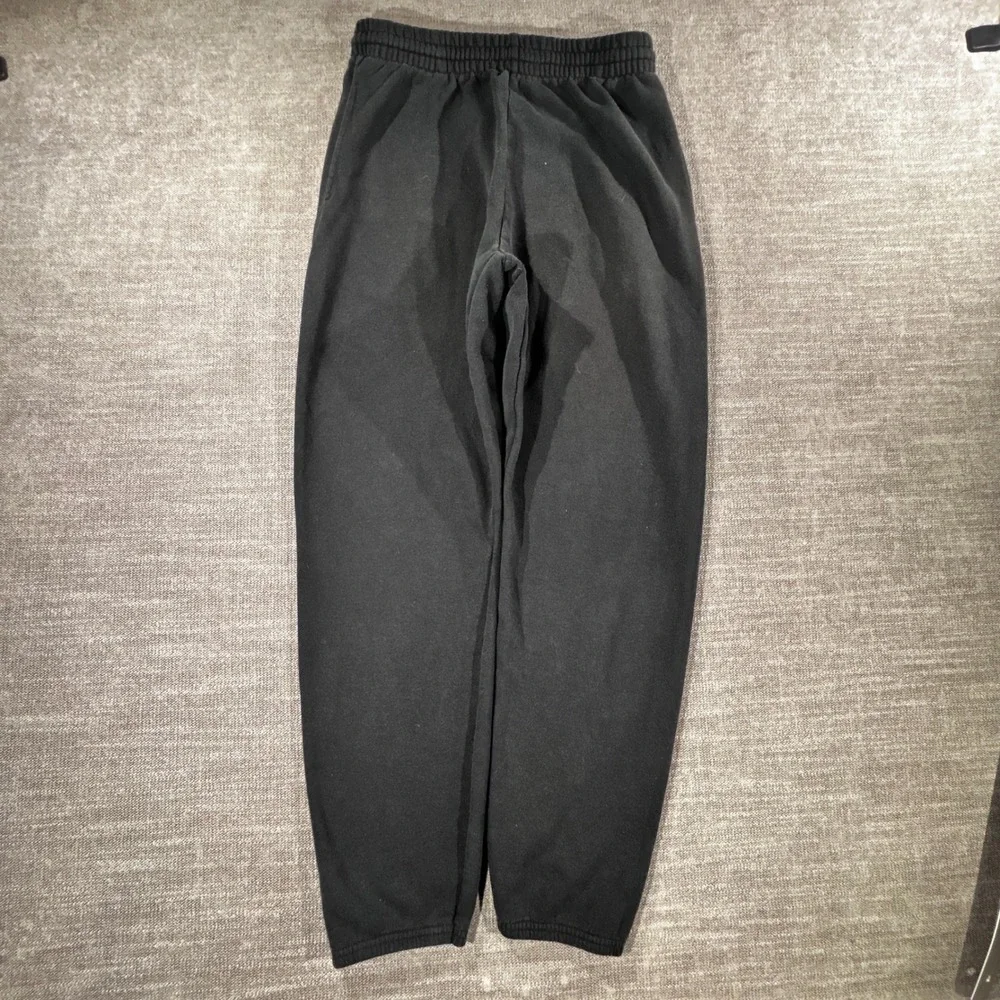 Fruit of the Loom Sweatpants Unisex Medium Black Good Elastic Waist Fleece